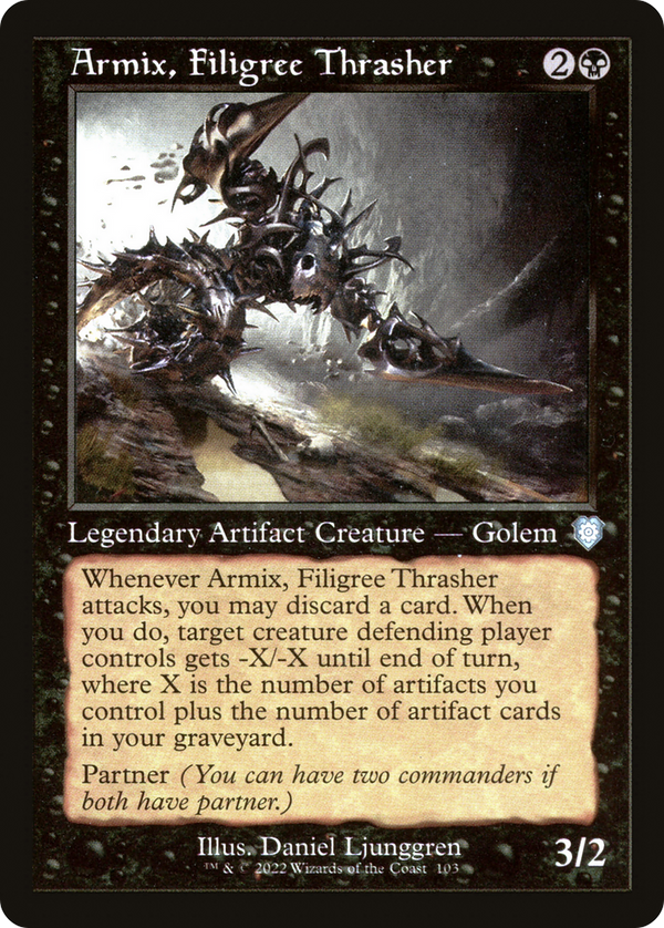 Armix, Filigree Thrasher (Retro) [The Brothers' War Commander]