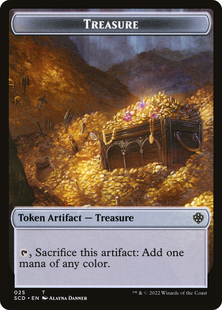 Treasure (TSCD-025) - Starter Commander Deck Tokens Foil