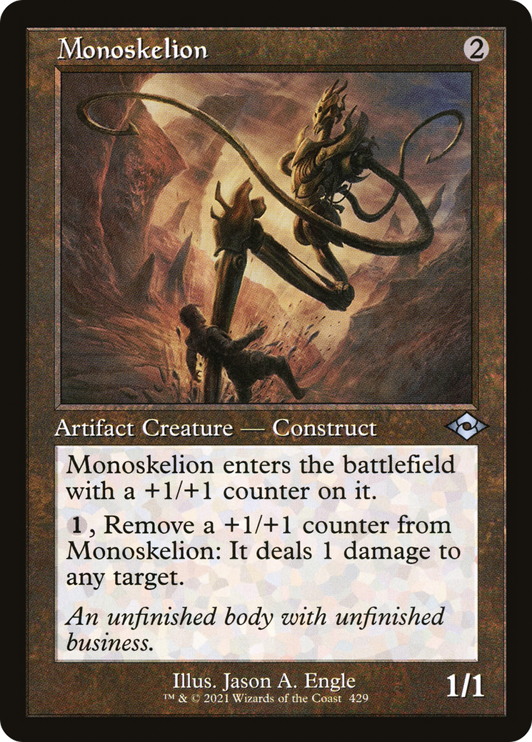 Monoskelion (Retro Foil Etched) [Modern Horizons 2]