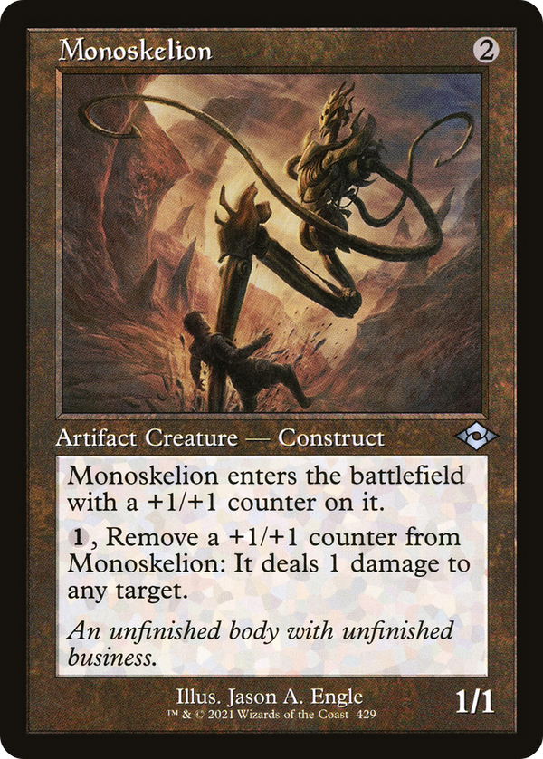 Monoskelion (Retro Foil Etched) [Modern Horizons 2]