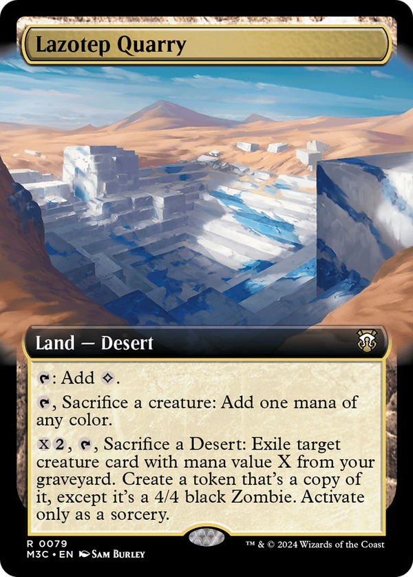 Lazotep Quarry (Extended Art) [Modern Horizons 3 Commander]