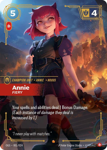 Annie - Fiery OGS #001/024 (Epic) [Origins: Proving Grounds]