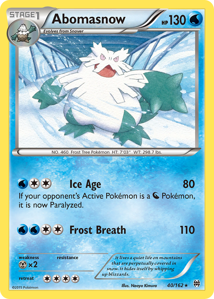 Abomasnow (40/162) [XY: BREAKthrough]