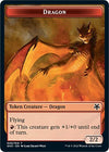 Dragon // Elf Warrior Double-Sided Token [Game Night: Free-for-All Tokens]