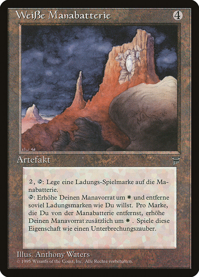 White Mana Battery (German) - 