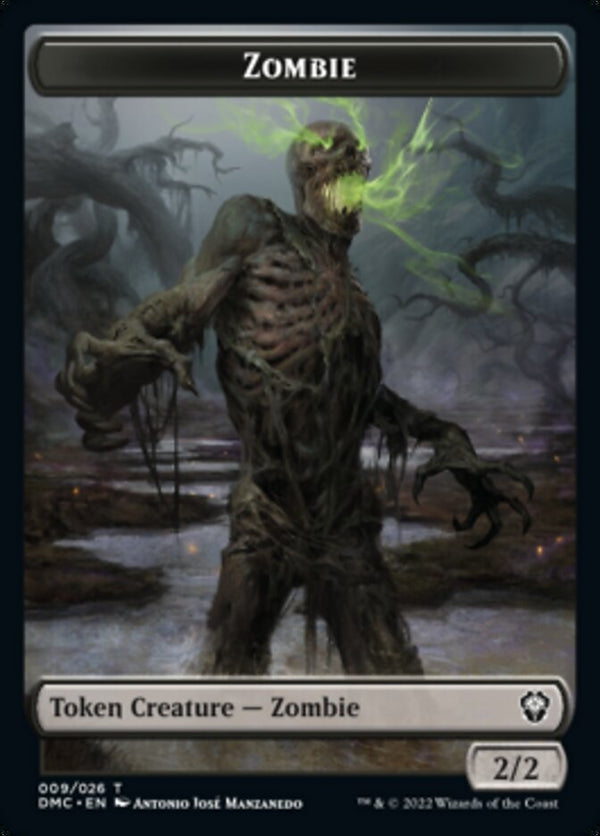 Bird (002) // Zombie Double-Sided Token [Dominaria United Tokens]