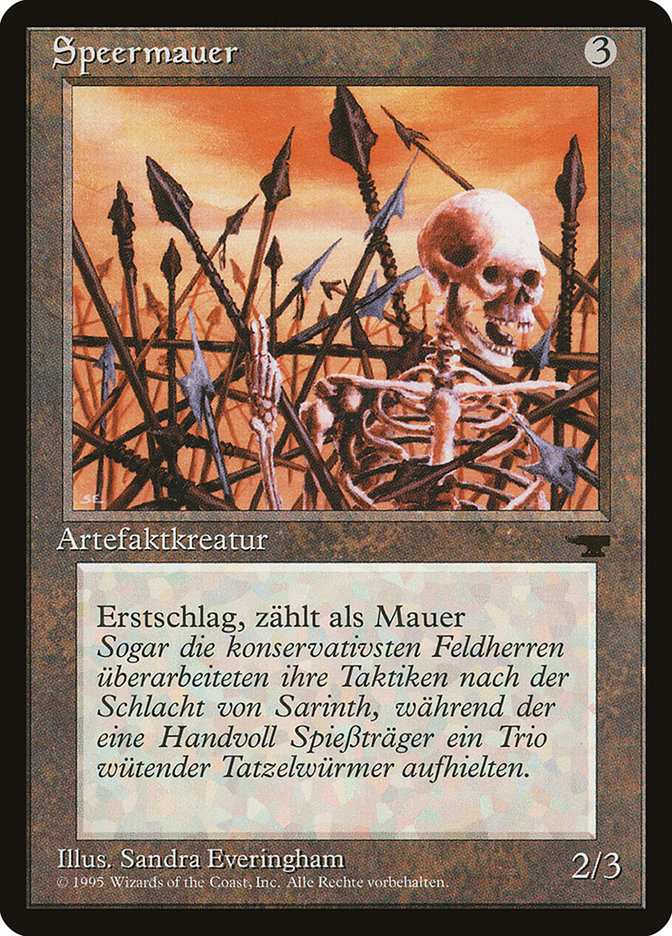 Wall of Spears (German) - 