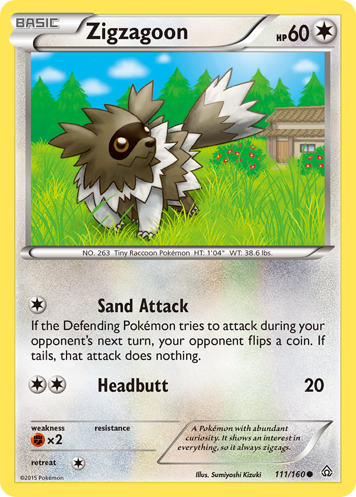 Zigzagoon (111/160) [XY: Primal Clash]