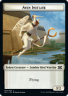 Drake // Aven Initiate Double-Sided Token [Double Masters 2022 Tokens]